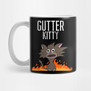 Gutter Kitty Mug